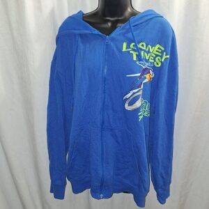 Looney Tunes zip-up sweatshirt size XL
